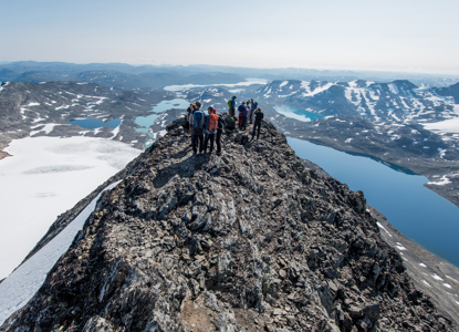 On Top Of The Uranostind Ridge