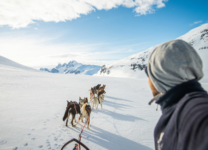 Dogsledding