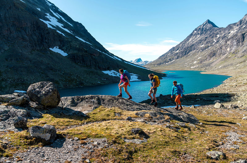 Hiking Through Svartdalen Valley