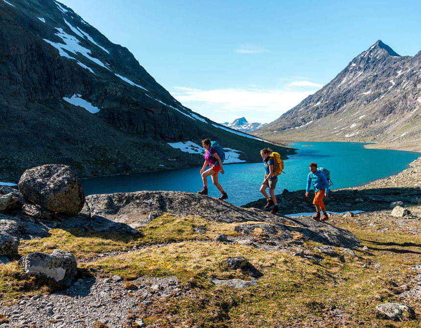 Hiking Through Svartdalen Valley