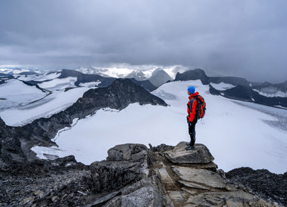 At the top of northern Europe.