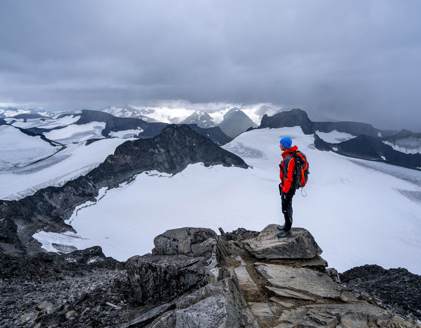 At the top of northern Europe.