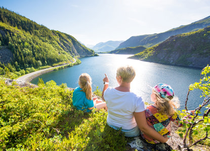 Kongevegen, Kvamskleiva. Foto By Sverre Hj├©Rnevik