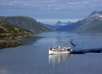 MB Bitihorn Boat Route