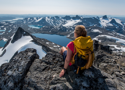 On Top Of Peak Uranostind In Jotunheimen (1)