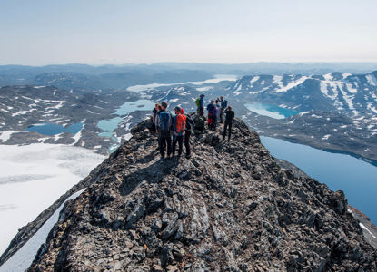 View From The Top Of The Uranostind Ridge