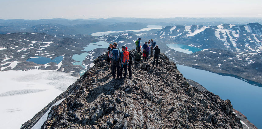 View From The Top Of The Uranostind Ridge