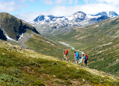 Bukkel├ªgeret Ridge Overlooking Memurudalen Valley