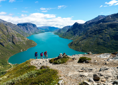 Bukkel├ªgeret Ridge Overlooking Lake Gjende