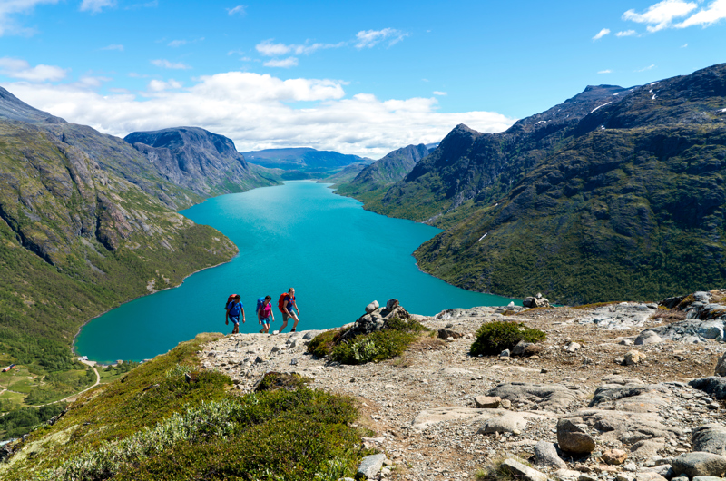 Bukkel├ªgeret Ridge Overlooking Lake Gjende