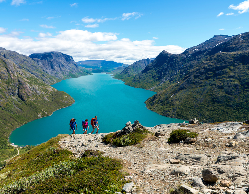 Bukkel├ªgeret Ridge Overlooking Lake Gjende